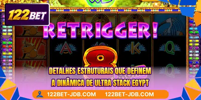 Detalhes estruturais que definem a dinâmica de Ultra Stack Egypt
