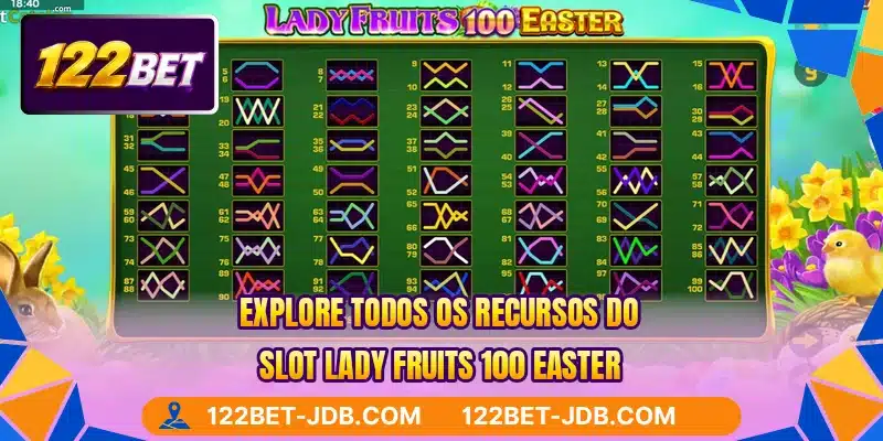 Explore todos os recursos do slot Lady Fruits 100 Easter