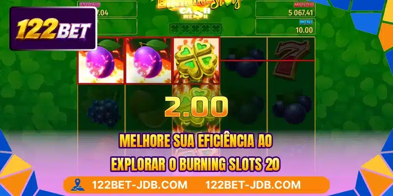 Melhore sua eficiência ao explorar o Burning Slots 20