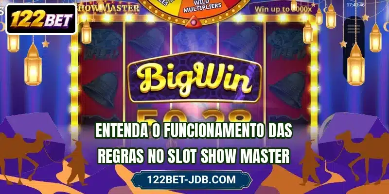 Entenda o funcionamento das regras no slot Show Master